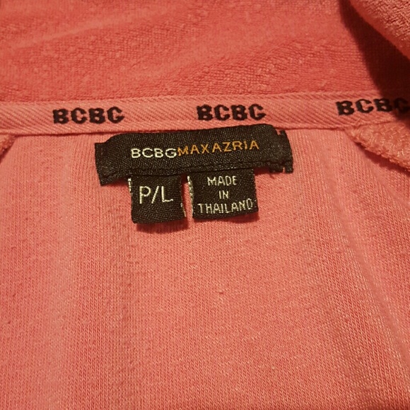 BCBG Pink Tracker Zipper Jacket PL - Picture 6 of 7